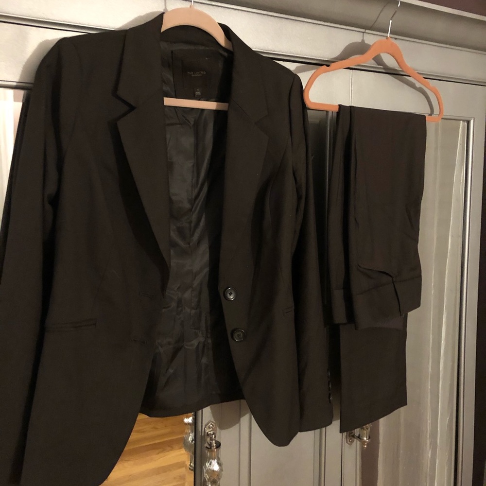 Brown suit